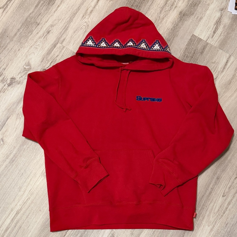 Supreme Red Pharaoh Hoodie